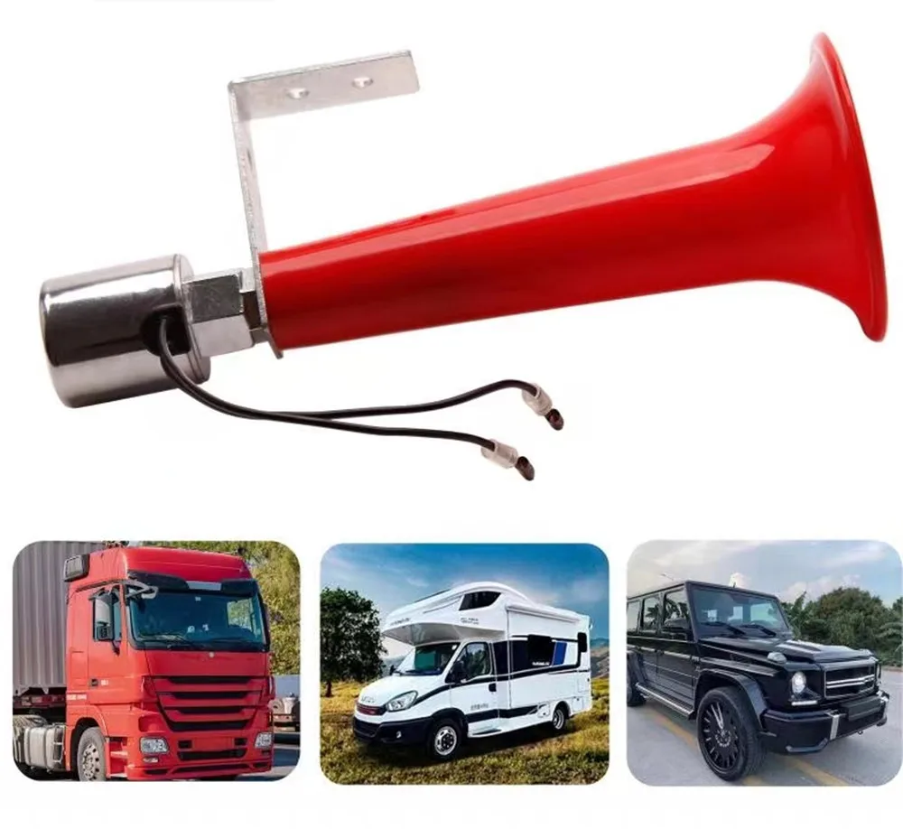 Электрический воздушный гудок дБ громкий автомобильный мощный сигнал колонка