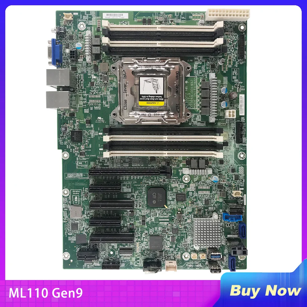 

Серверная материнская плата X99 для HP ML110 Gen9 775269-001 791704-001 775268-002 775268-001 13117-3 DDR4, Отличный тест