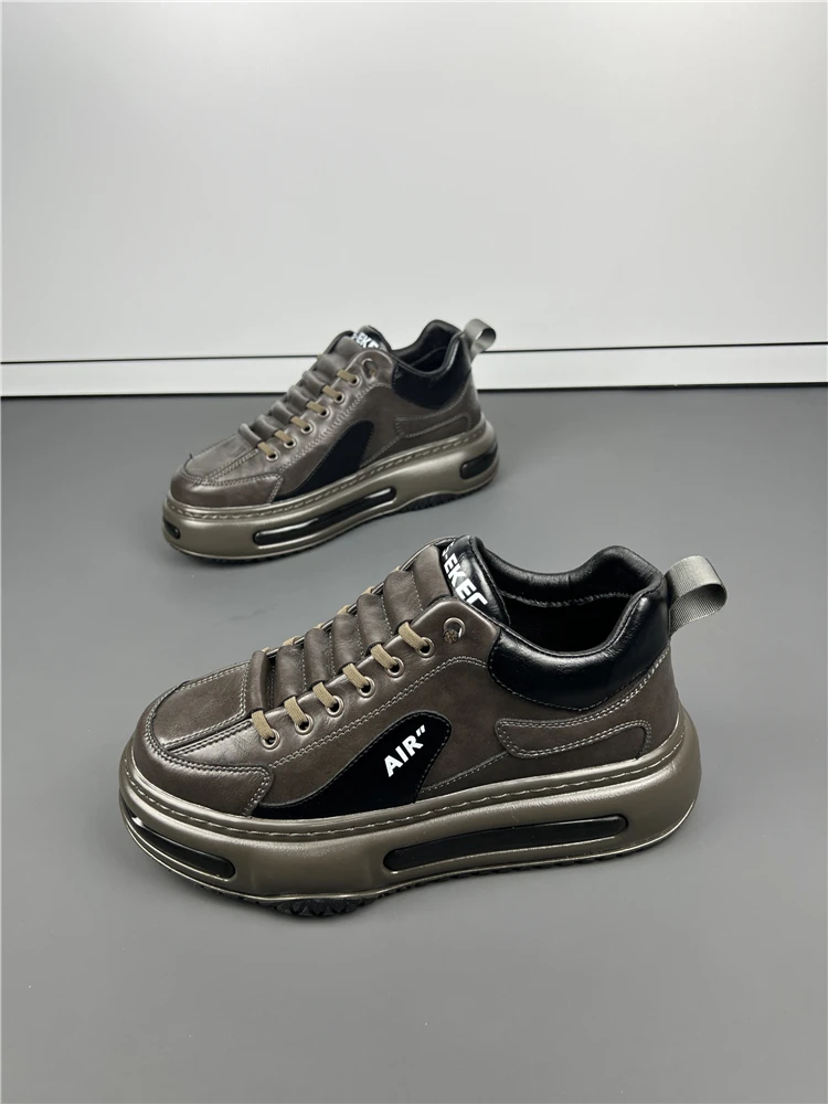 2024 Autumn and Winter New Platform Fashion Casual Shoes All-Matching Leather Surface Warm Board Net Red...