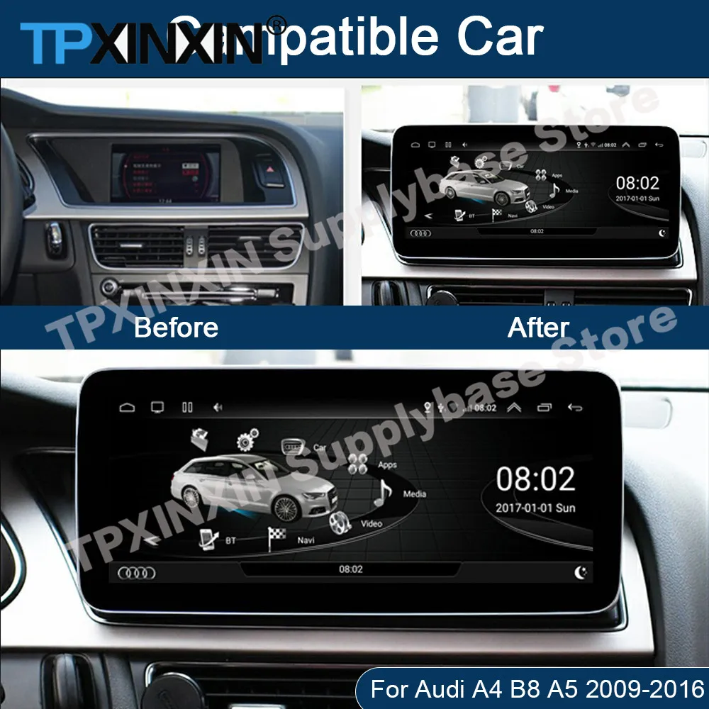 

Автомобильный мультимедийный плеер на Android для Audi A5 A4 B8 2009 2010 2011 2012 2013 2014 2015 2016 с радио Coche