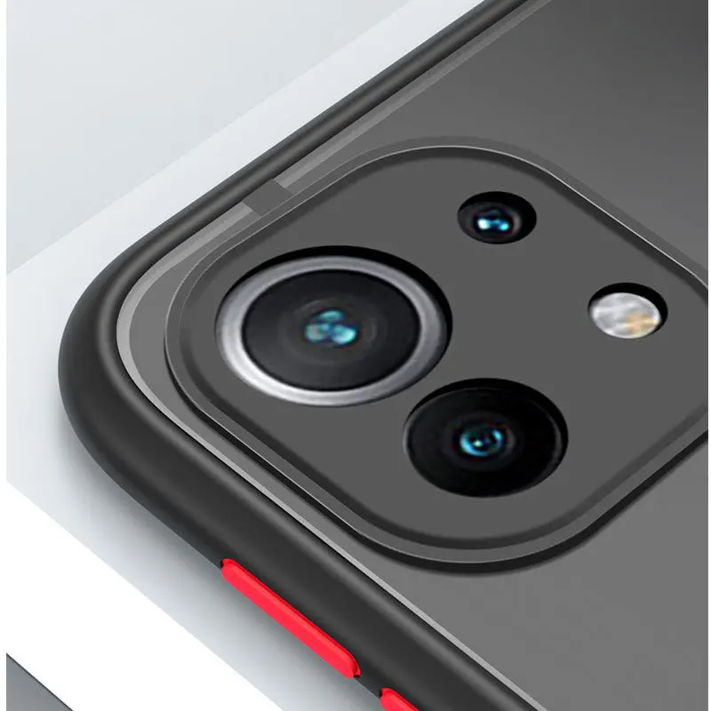 Матовый чехол для телефона Xiaomi Redmi Note 11 12 10 9S 9 8 7 10C 9A 9C 9T силиконовый с краями