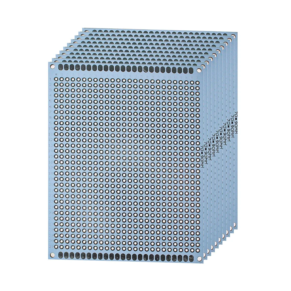 

10 шт., двухсторонняя печатная плата 7x9 см