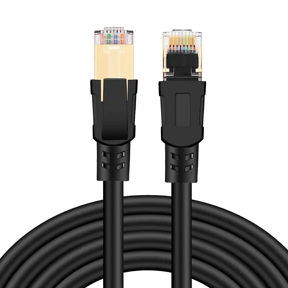 

Cat8 Ethernet Cable RJ45 8P8C Network Cable 2000Mhz High Speed Patch 25/40Gbps Supports High Bandwidth Up To 2ghz (2000mhz)