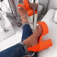2021 womens shoes plus size sandals new rear zipper flat one word outdoor wild beach sandals pvc straps ms slippers banquet