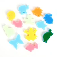 24pcs painting sponges sponge educational creative stamp for children toddler kids