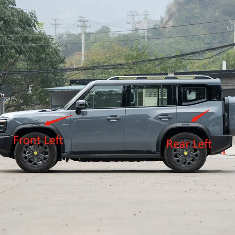 Подходит для Chery Jetour Traveler T2 модификация лампы бровей на колесе автомобиля левая и