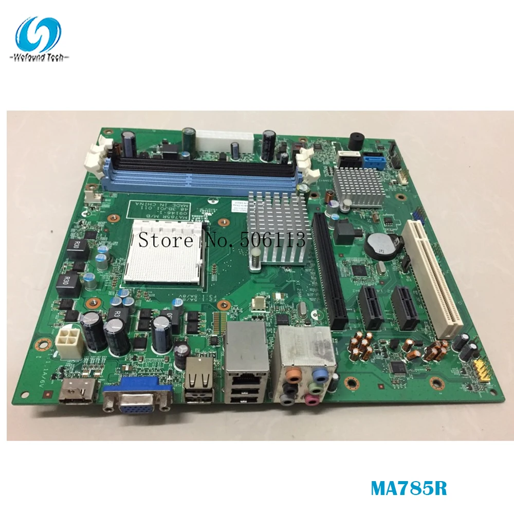 

Материнская плата 100% для DELL Inspiron 570 MA785R 4GJJT 04GJJT чипсет RS880 Socket AM3 DDR3 AMD