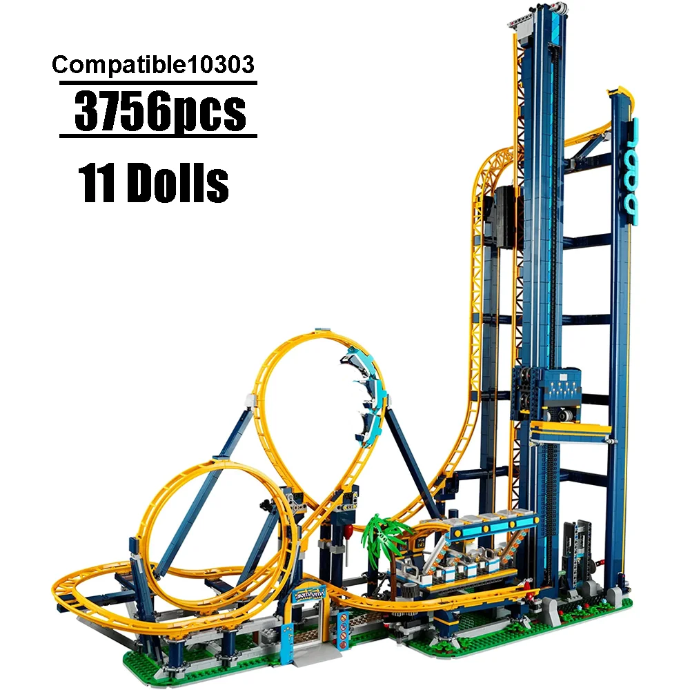

Детский конструктор «Парк аттракционов», совместимый с 3756 блоками, 10303 шт.