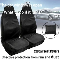 2pcs car front seat protector cover universal auto repair seat anti dirty cover waterproof pet seat scratch resistant protector
