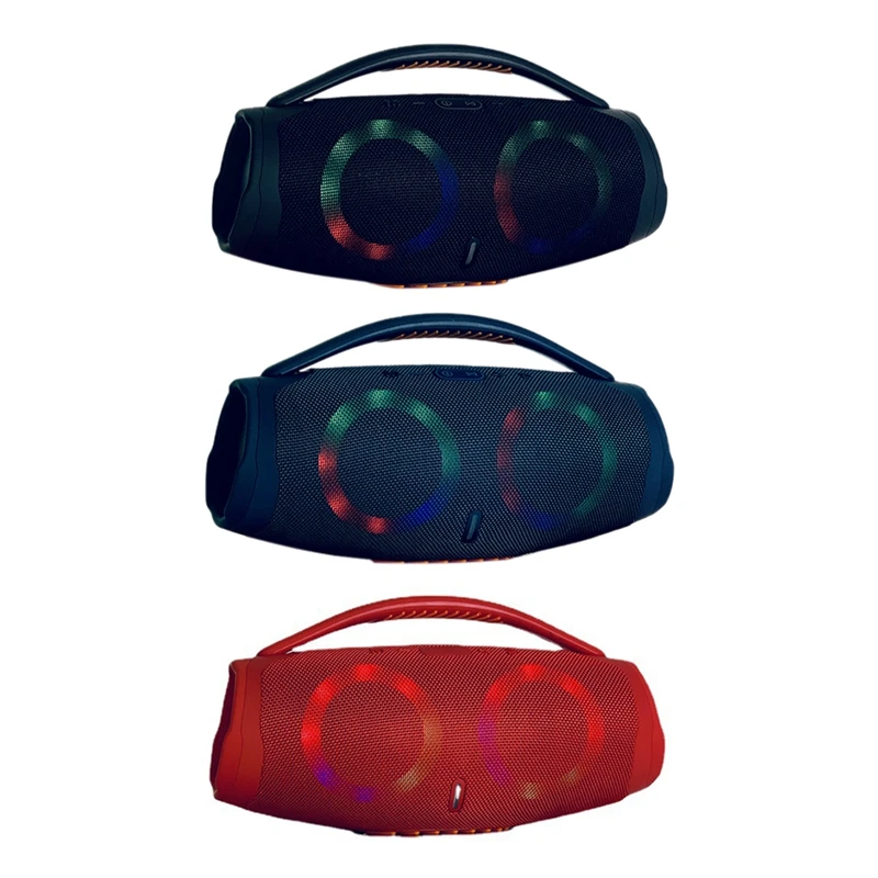 

Portable Bluetooth Speaker RGB Light Function Speaker Home Player For Office Outdoor Black