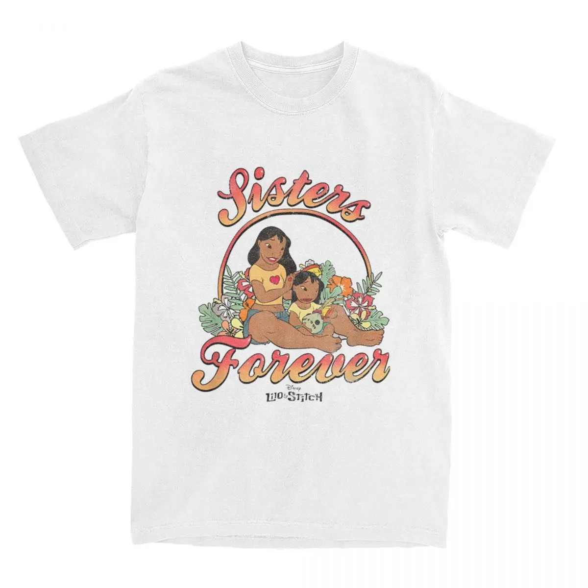 Футболка женская/мужская с надписью Лило и Сестры навсегда