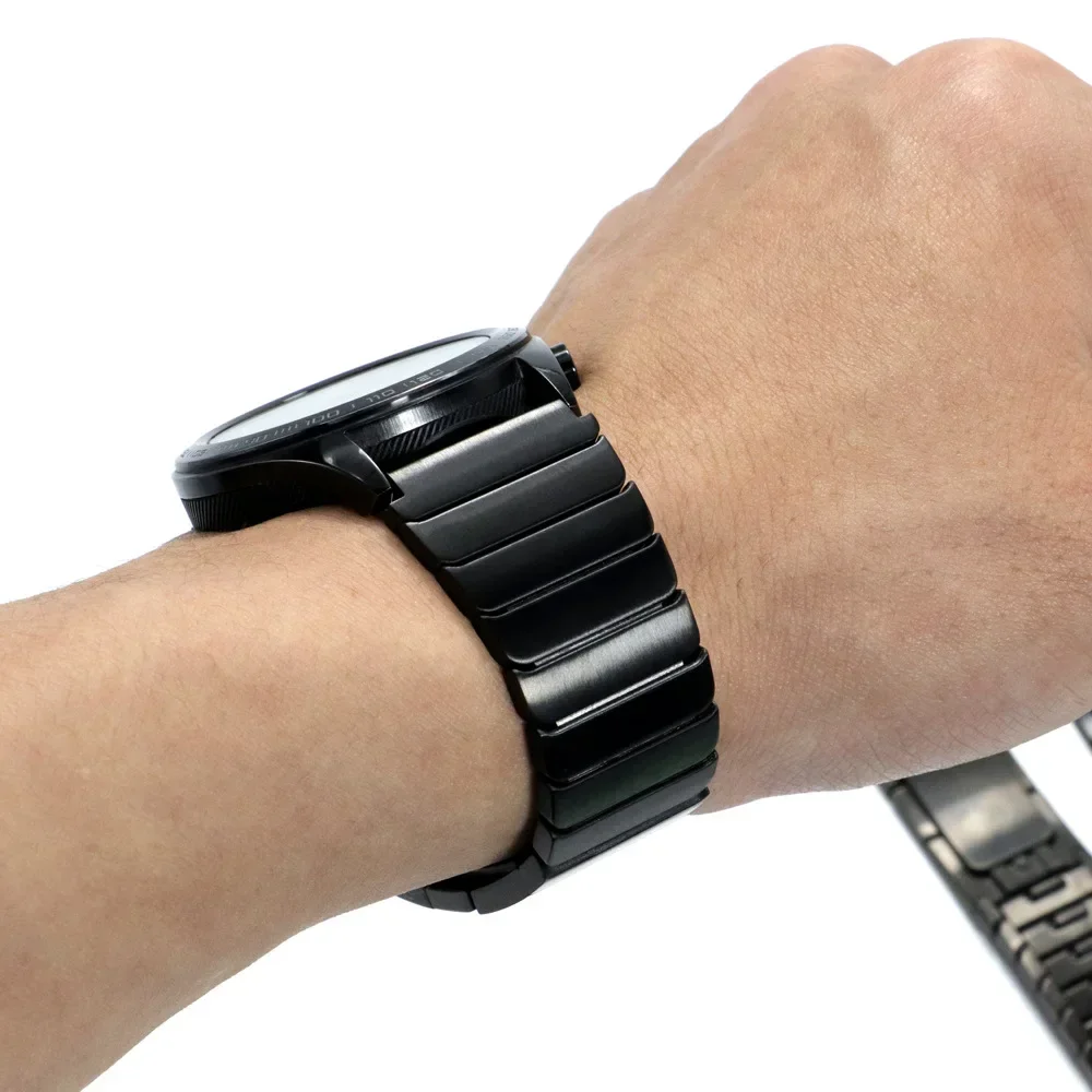 Ремешок для Huawei Watch GT5/5Pro 46 мм металлический браслет из нержавеющей стали 5/4/3 Pro