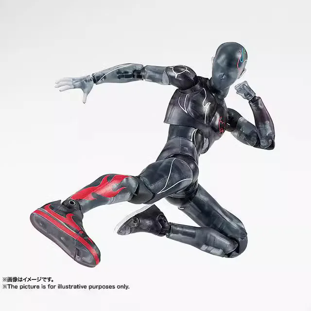 Экшн-фигурка черная ограниченная 15 см подвижная мультяшная живопись эскиз