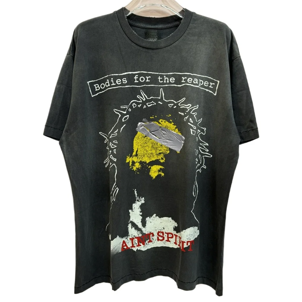 NIGO Мужская летняя винтажная футболка с короткими рукавами Do Old Destruction