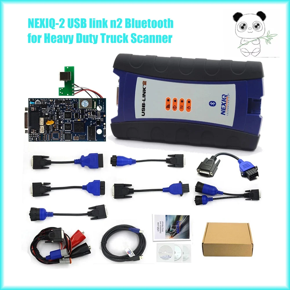 

Ne-xiq-2 USB Link 2 Original 125032 Diesel Truck Interface Diagnostics with software Bluetooth for Heavy Duty Truck Scanner Tool