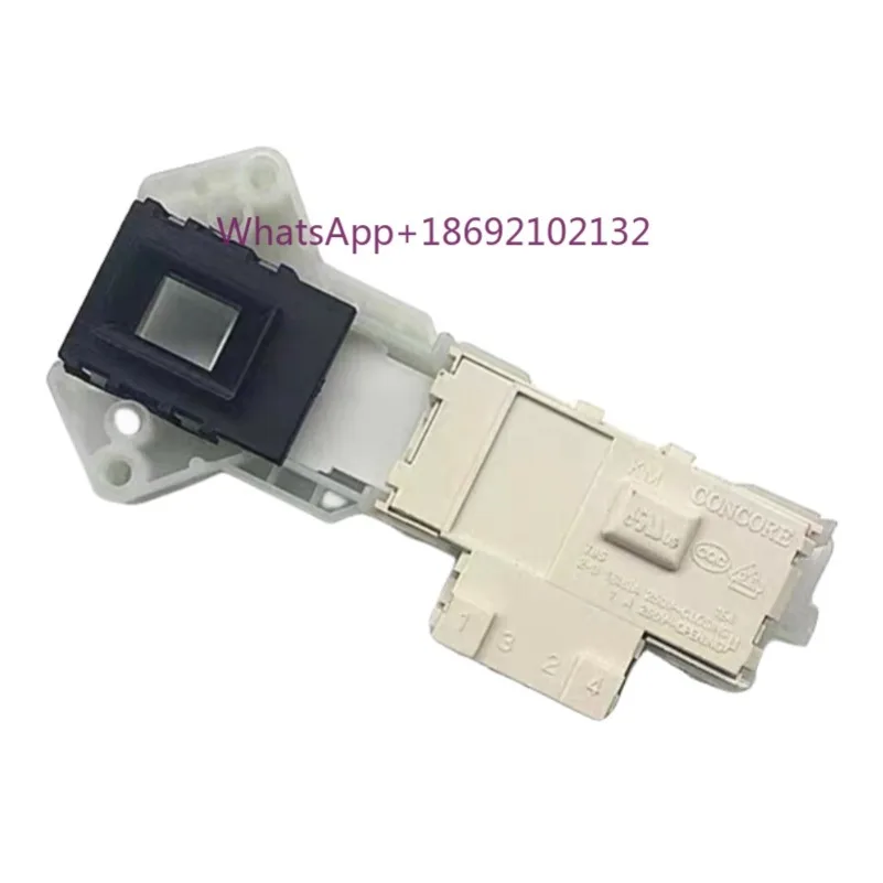 Фото Замок дверцы стиральной машины LG (модели WD-N12435D/N12430D): защелка, ручка, крючок №1