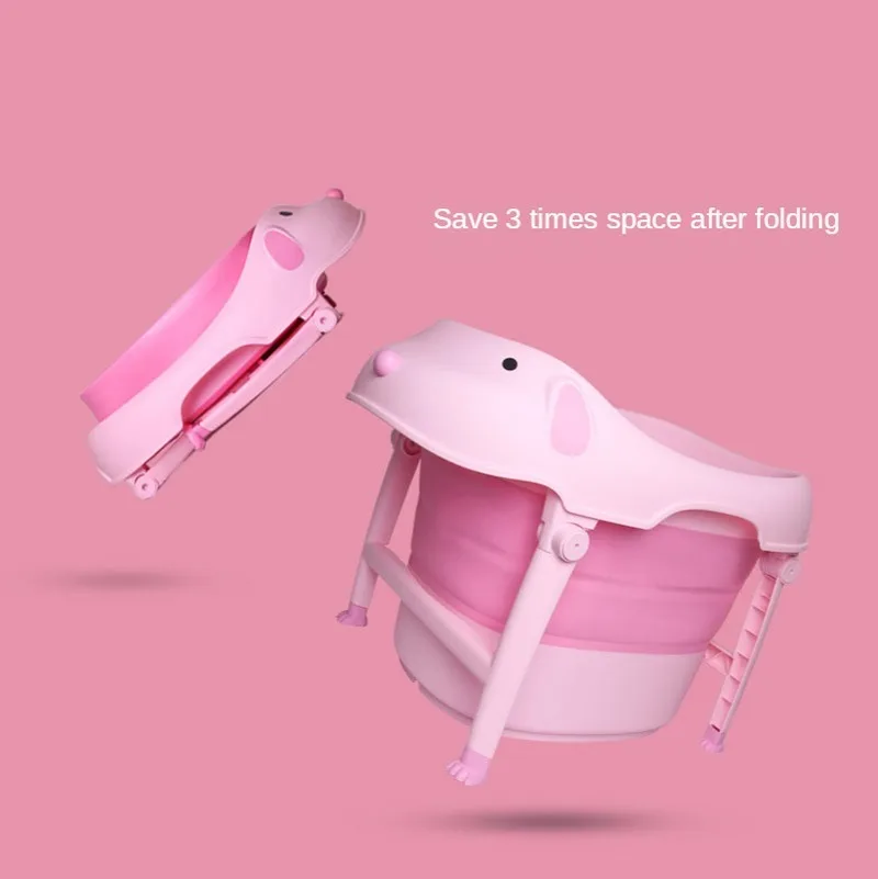 

Hot Selling Vibrato with The Same Children Folding Bath Bucket Bath Bucket Baby Bath Tub Baby Bath Tub Baby Supplies