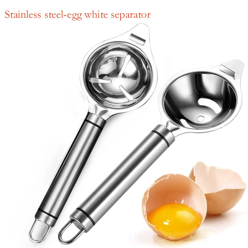 

Egg White Separator Tools Stainless Steel Eggs Yolk Filter Gadgets Kitchen Accessories Separating Funnel Spoon Egg Divider Tool