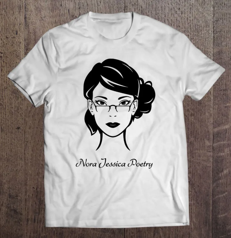 

Футболка мужская/женская хлопковая, пуловер с рисунком потрясающей поэзии, нора джессика, поэзии