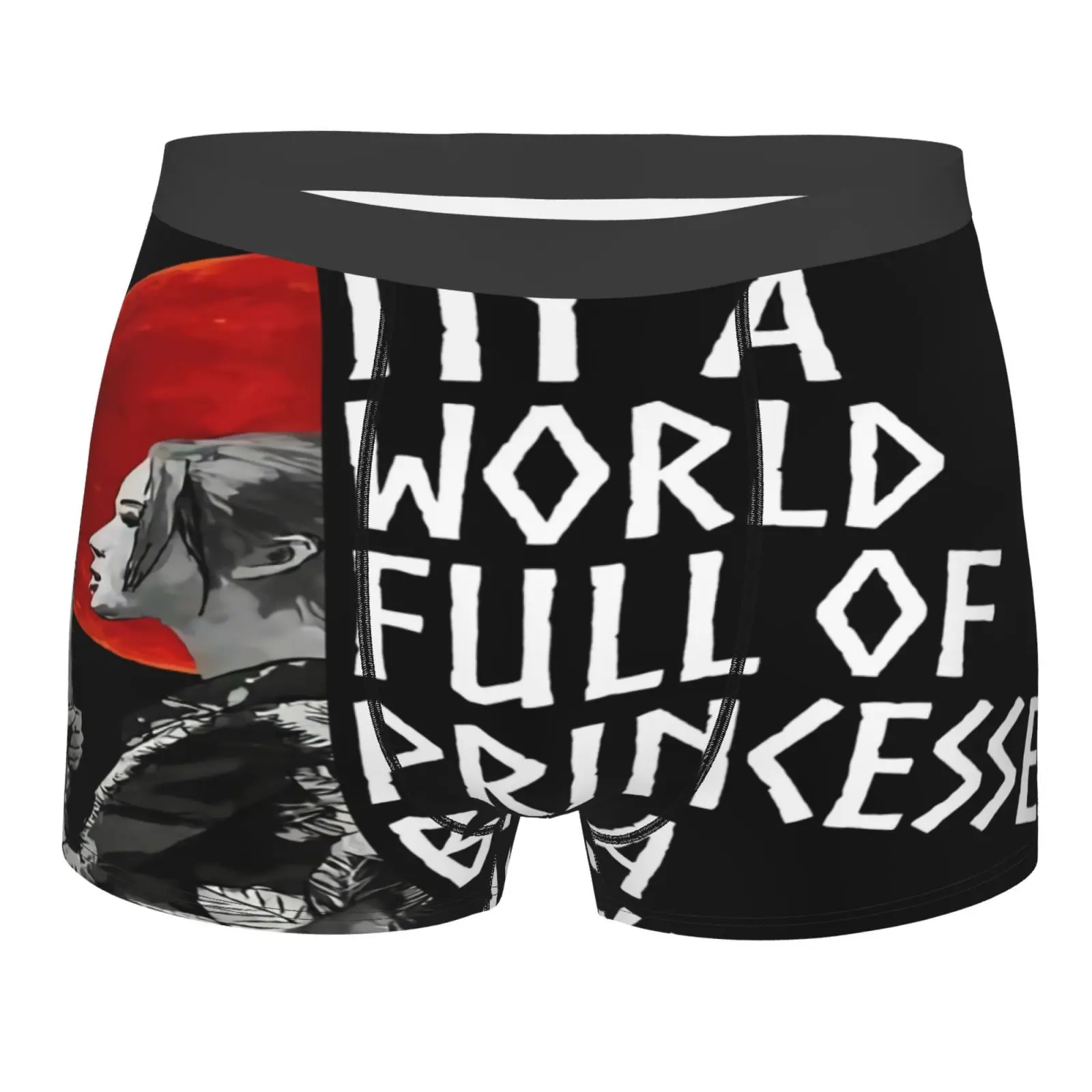 

In A World Full Of Princesses 3982 Men's Panties Black Sexy Mens Underwear Bundle Polyester Print White Boxer Moldeador Hombre
