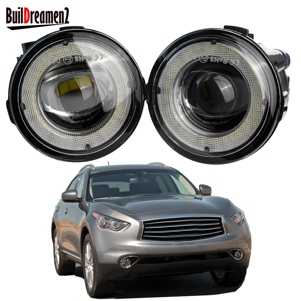 

2 X противотуманные Глаза Ангела в сборе для Infiniti FX FX45 FX50 FX30D FX35 FX37 2006-2015