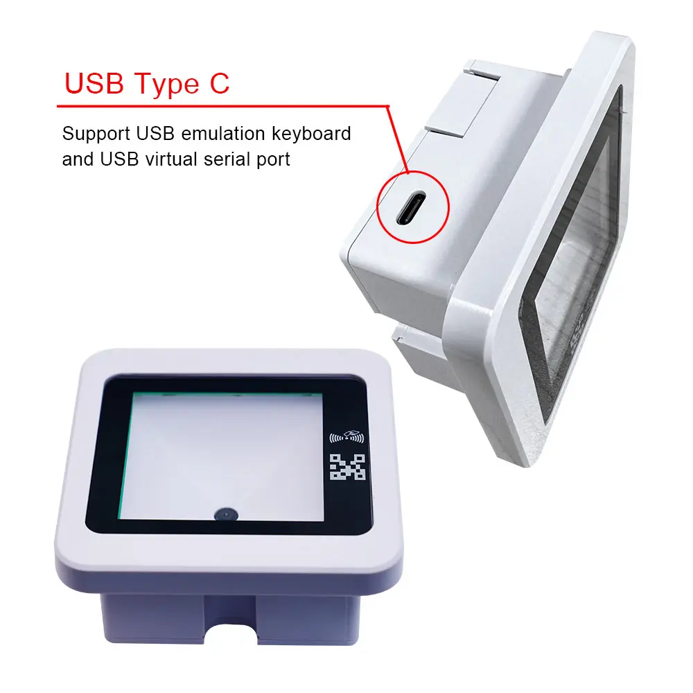 Фото Считыватель QR-кодов TIMY из ABS-пластика с частотой 125 кГц, протоколом ISO 14443A, TCP/IP, NFC, RFID и дальностью считывания 3-5 см №3