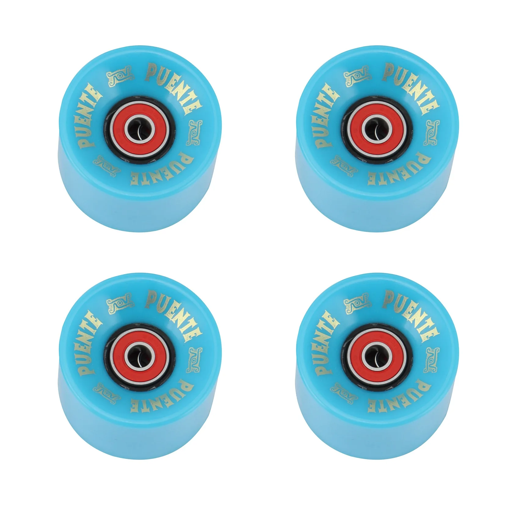 PUENTE 4Pcs/Set Cruiser Skateboard Wheels PU Wheels Long Boa