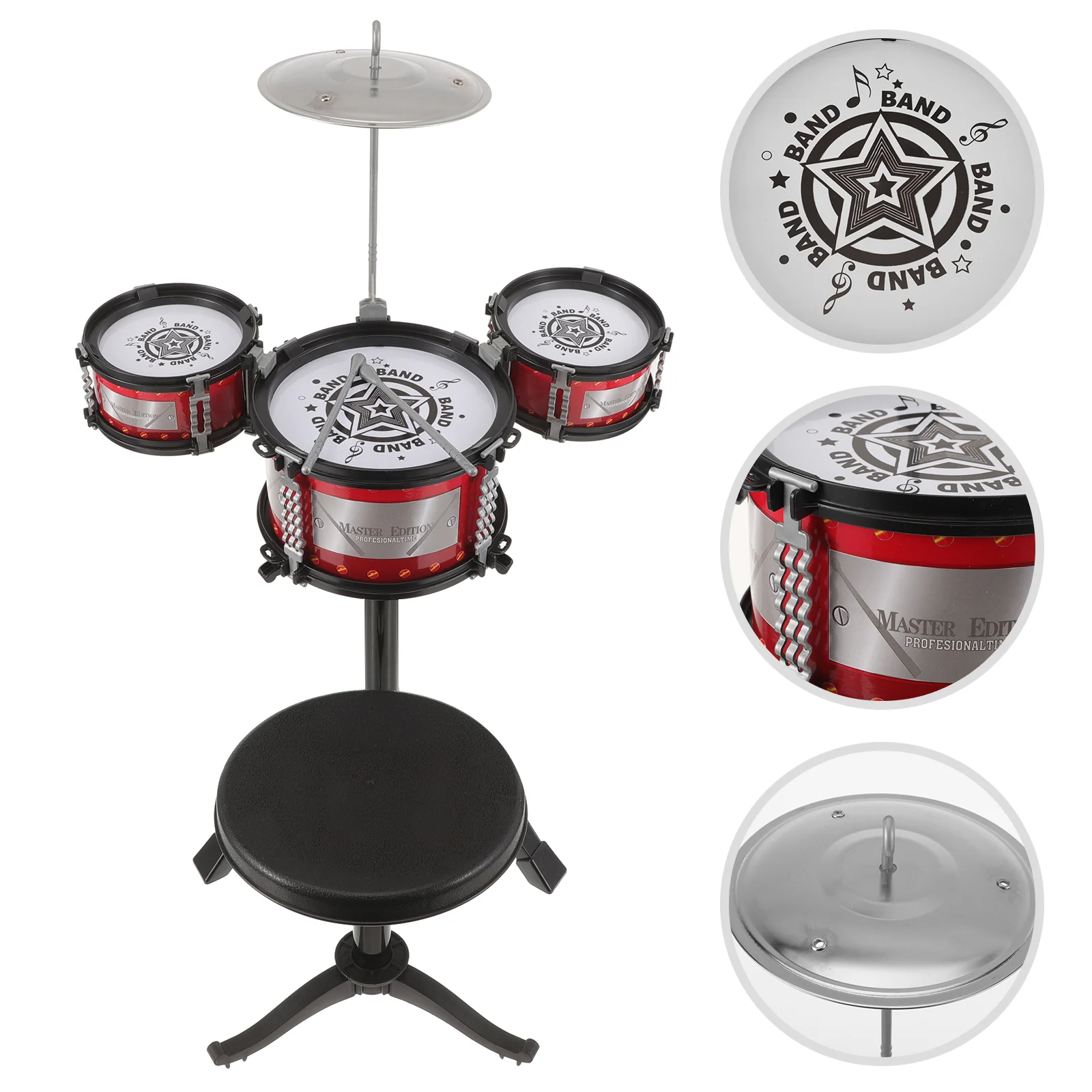 

Toy Set Musical Drum Early Educational Percussion Instruments Fun Toys Plastic Kids Jazz Toddler