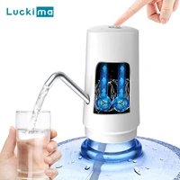 automatic pump drinking water dispenser double pumps usb charging powerful gallon water bottle pump for home office outdoor
