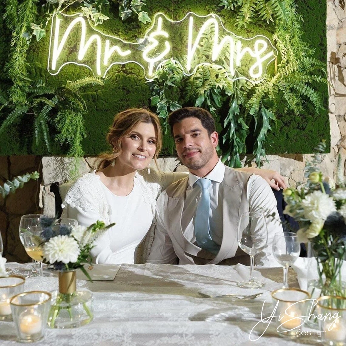 Initials Custom , Mr & Mrs Wedding Neon Sign | Wedding neon sign, Wedding neon Sign, Custom Neon Signs, LED Neon Sign, LED Neon.