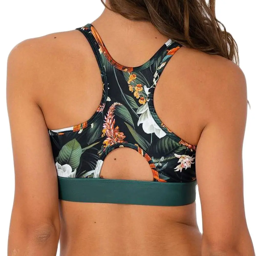 Jungle Fusion Bodysuit and Tank Top Set Athletic Fitness Running Comfortable Shaping Women's Yoga Clothing Two Piece