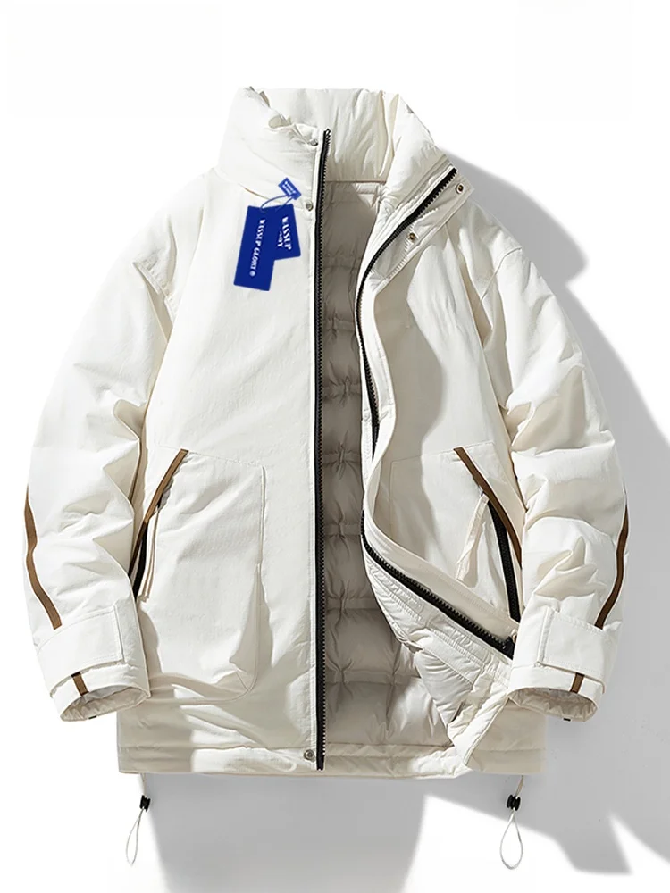 Wassup Glory Пуховик с воротником-стойкой Одежда на хлопковой подкладке Мужская