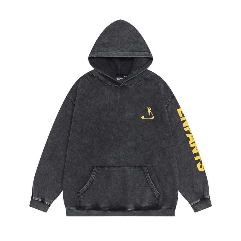 Американский High Street ERD Enfants Riches Deporimes Ретро стираные винтажные толстовки осенний