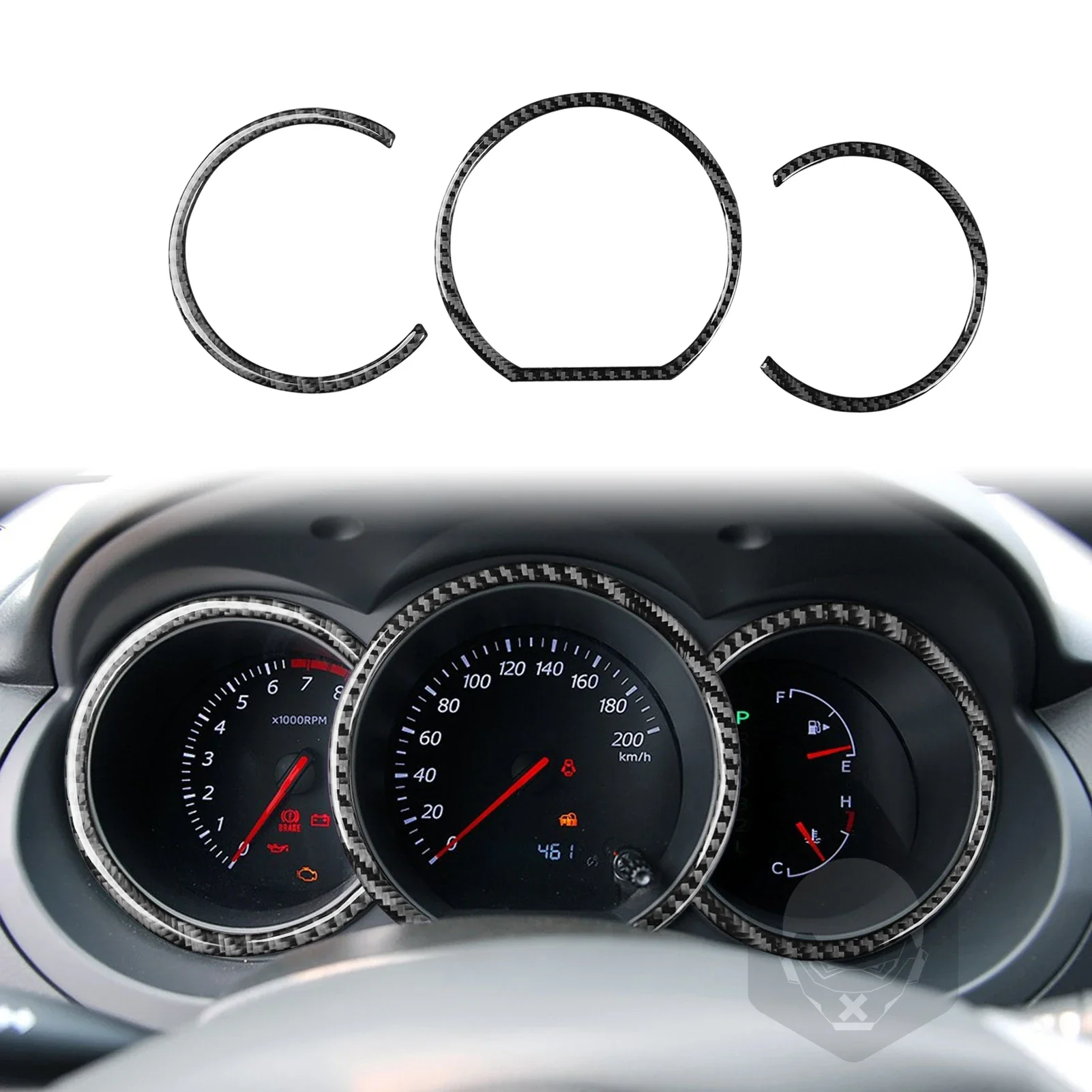 

Для SUZUKI Grand Vitara 2006-2013 настоящее углеродное волокно автомобильный спидометр приборная панель аксессуары внутренние полоски авто наклейки