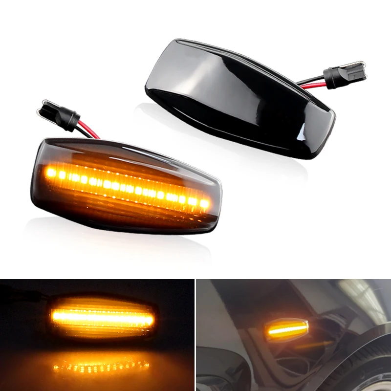 

2X светодиодный боковой указатель поворота для KIA Sportage (JE) 2004-2010 для Hyundai Accent (LC) 2002-2006 Matrix (FC) 2001-2010