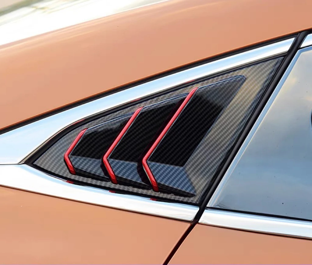 Обложка оконных жалюзи для Honda Civic 10th X боковая решетка вентиляционного отверстия