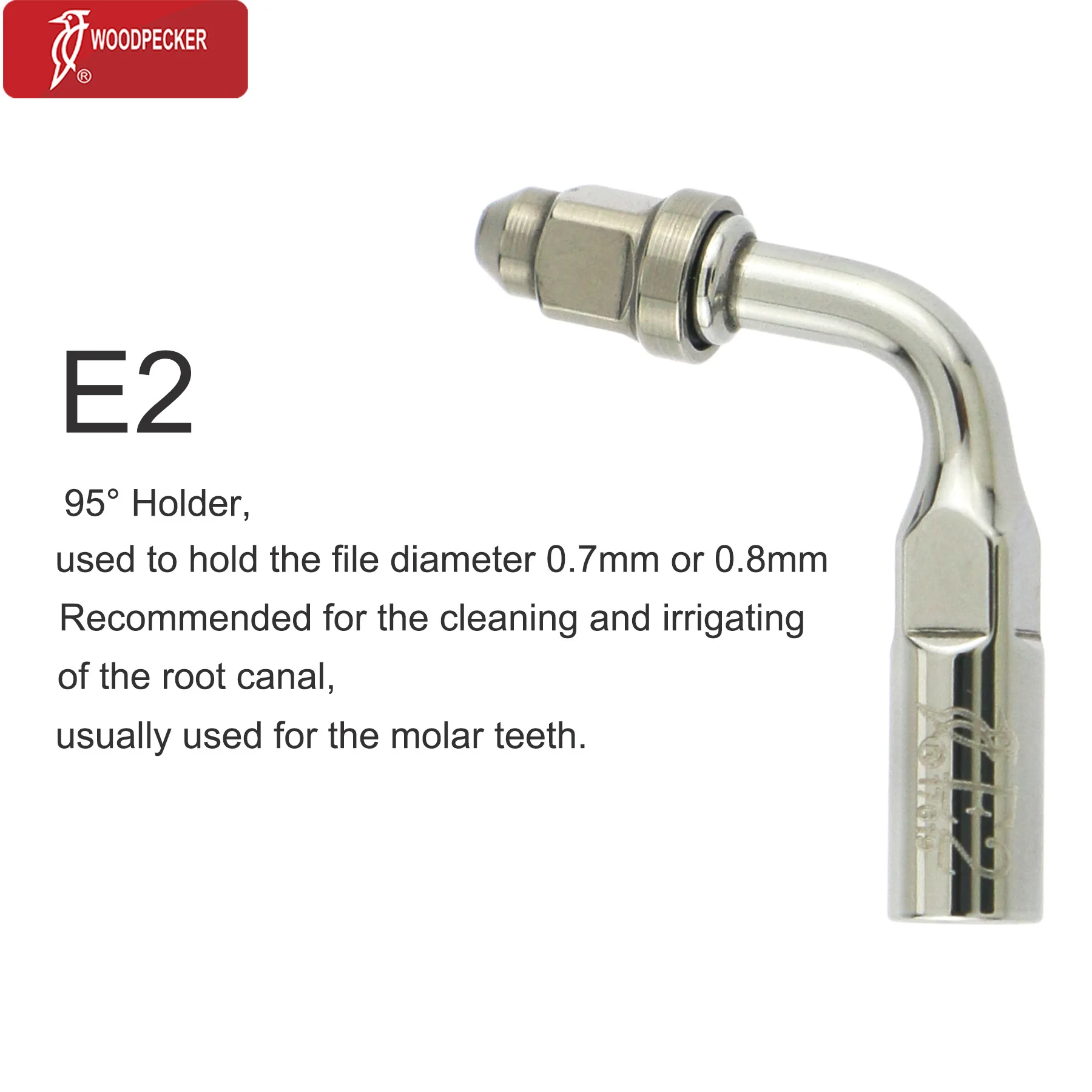 

Original Woodpecker E2 Dental Ultrasonic Scaler Endodontic 95° Tips Holder EMS