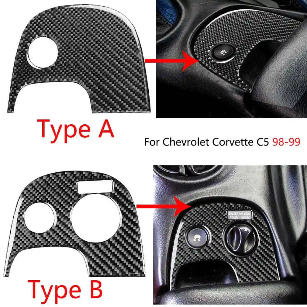 

Накладка на консоль с низким сцеплением из углеродного волокна для Chevrolet Corvette C5 98-99 LHD