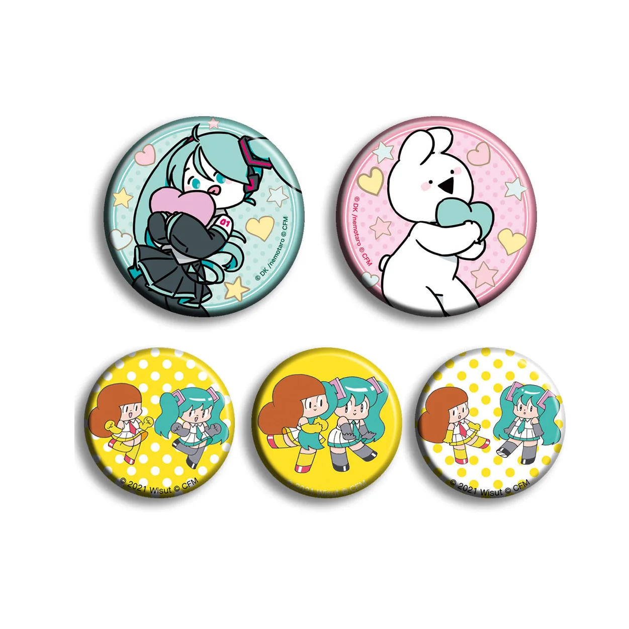 Hatsune Miku Kagamine Len Lan Аниме Фигурка брошь значок аниме Броши рюкзак с одежда