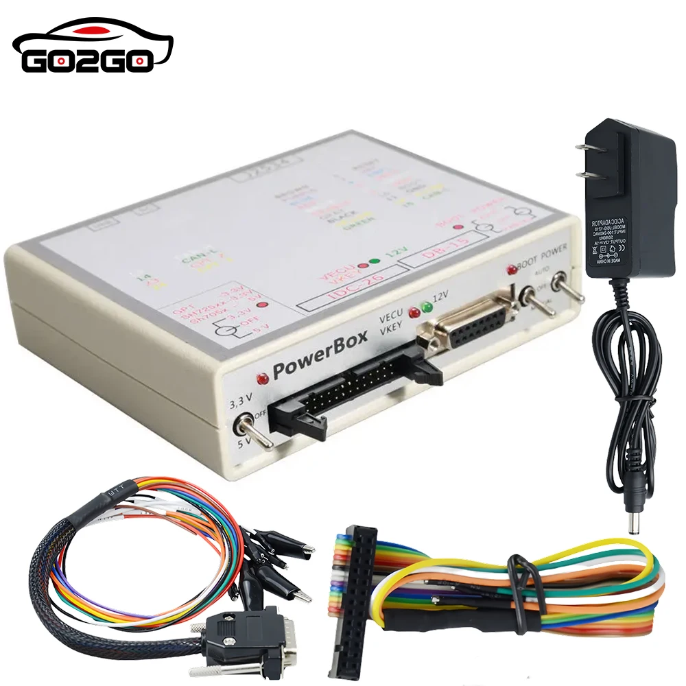 KTM FLASH JTAG Power Box Программатор ECU-Soft через J2534 работает 3 режима Зеленый светодиод