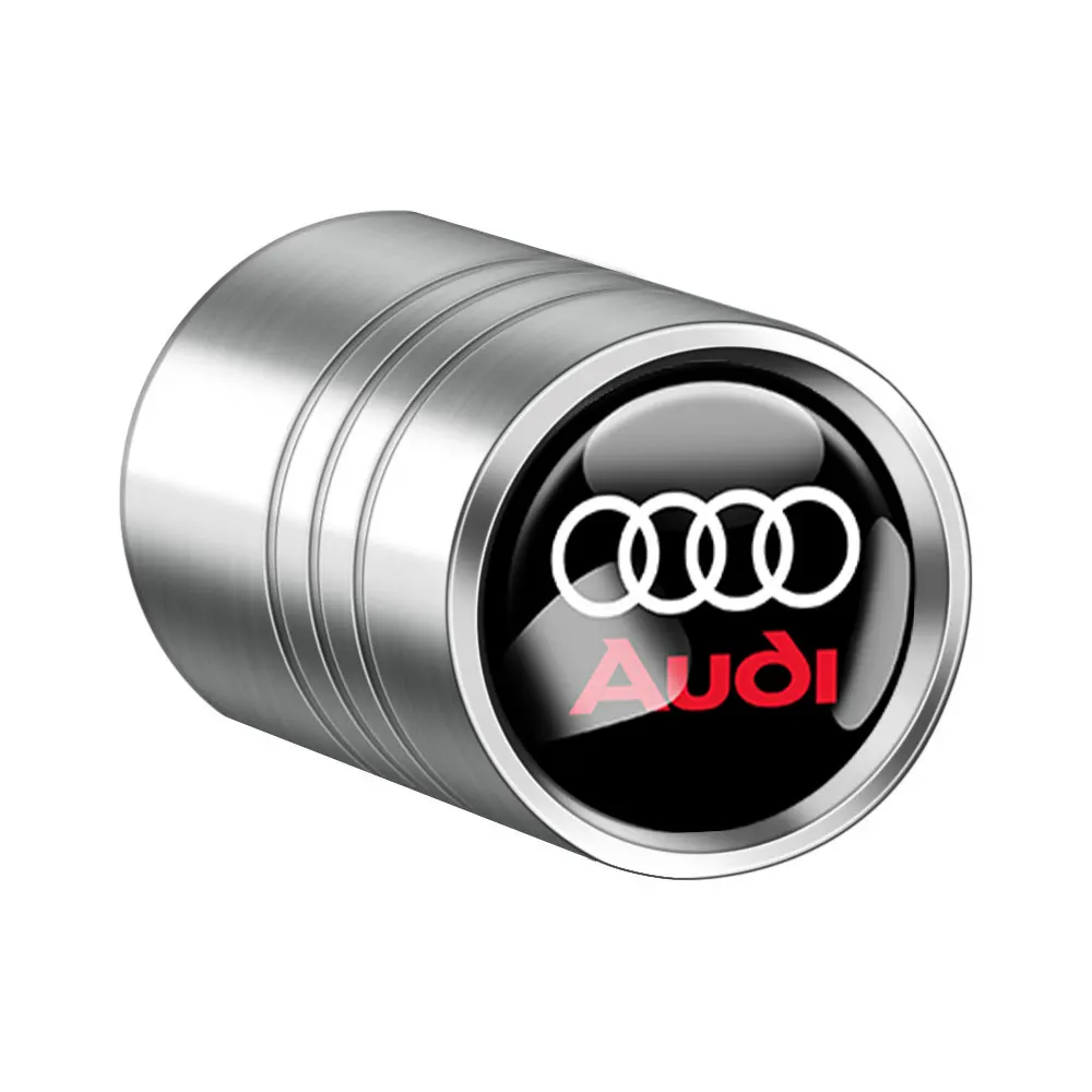 4 шт. автомобильные Стайлинг металлические колпачки для штока клапана обода Audi 8P