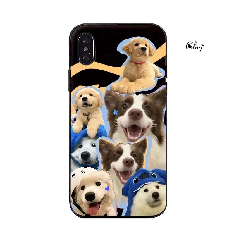 Чехол для телефона Clmj Clumj Cute Dog Puppy iPhone 13 Mini 11 Pro 14 Plus 12 XS XR X силиконового защитного