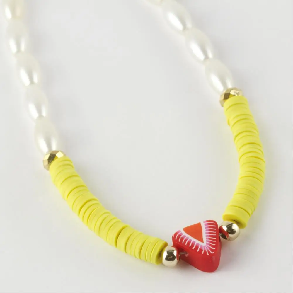 

Жемчужное ожерелье Fimo с фруктами