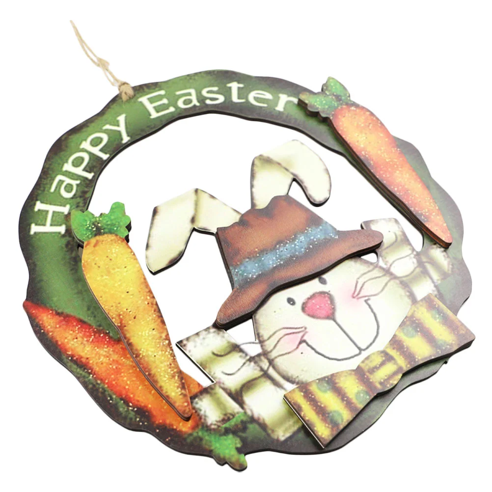 

Adorable Bunny Hanging Wreath Festival Bunny Pattern Pendant