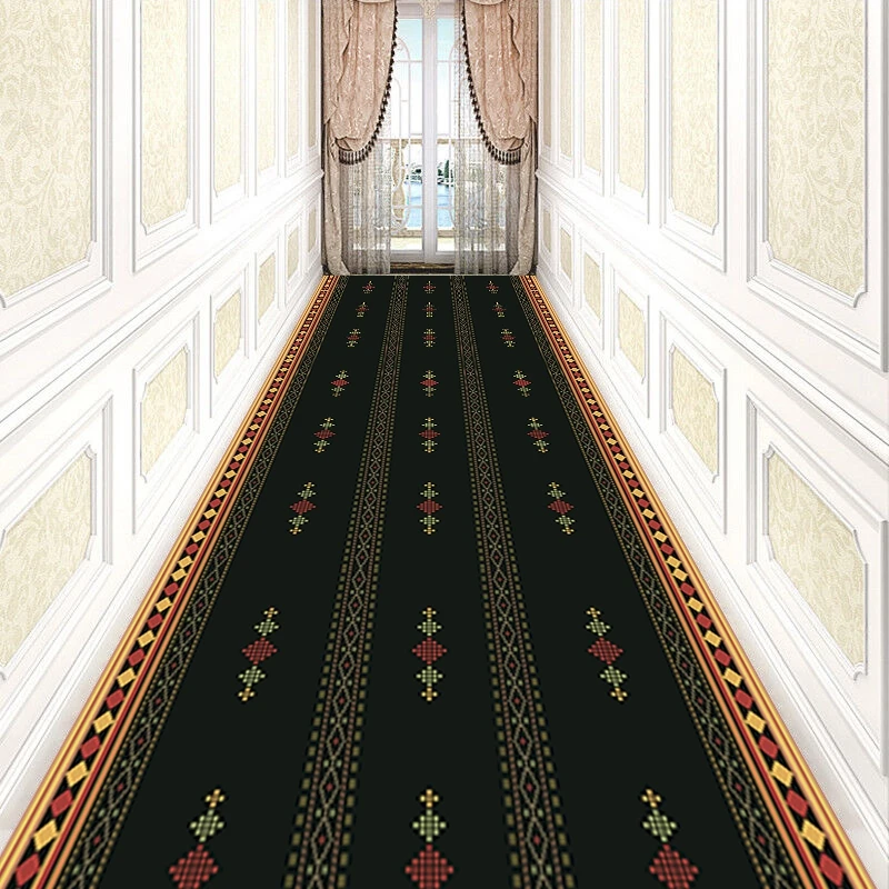 

Reese Lobby Carpets Living Room Bedroom Porch Rugs Vertical National Pattern Hallway Corridor Aisle Hall Entrance Customable