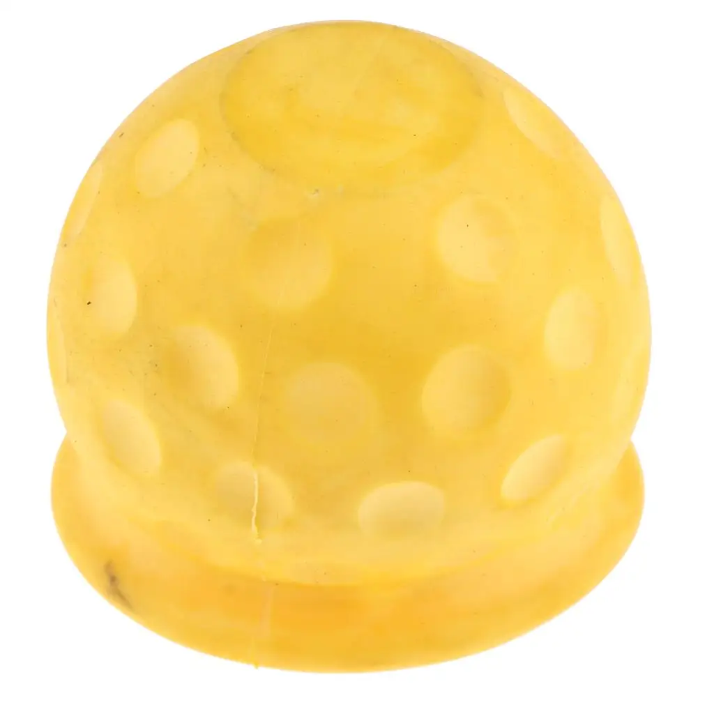 

Rubber Tow Ball Caps Towing Cover for Car Towball Yellow