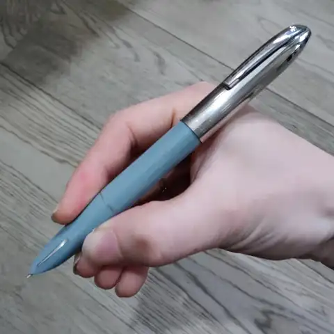 Перьевая ручка St Penpps 565, новая версия, чернильная ручка Lake BIue с F наконечником, ручка со стрелкой, деловые канцелярские принадлежности, Офисна...