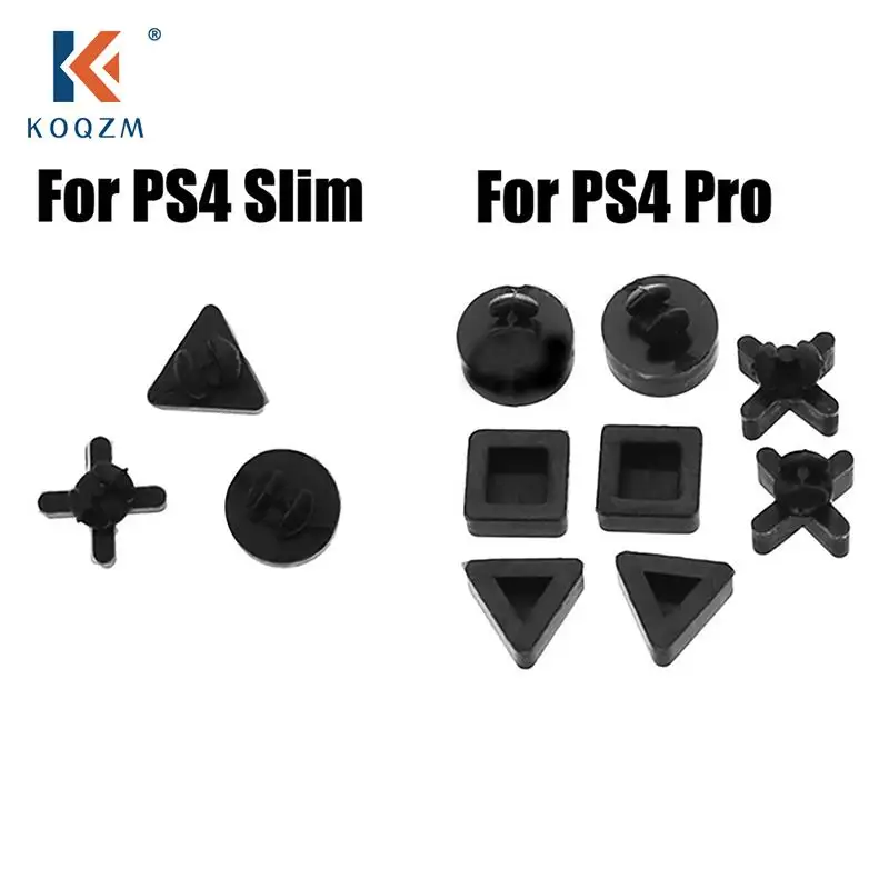 Silicon Bottom Rubber Feet Pads Cover Cap For PS4 PS 4 Pro Slim Console Housing Case Rubber Feet Cover