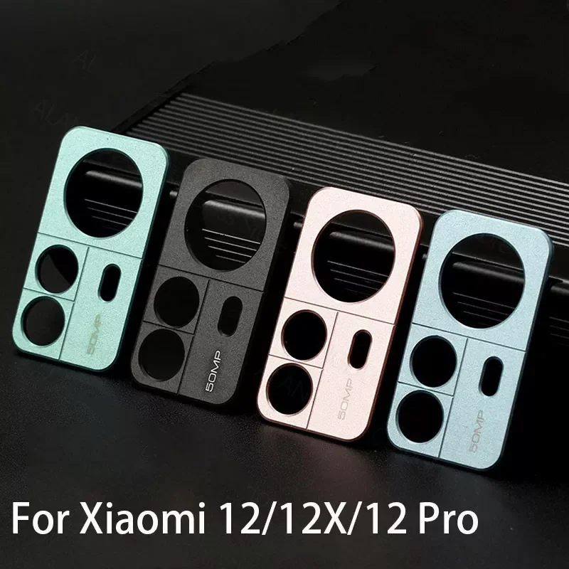 

For Xiaomi Mi 12 Pro 12x Camera Lens Protector Metal Case Frame Mi12 Aluminum Alloy Rear Lens Protective Sticker for Xiaomi 12