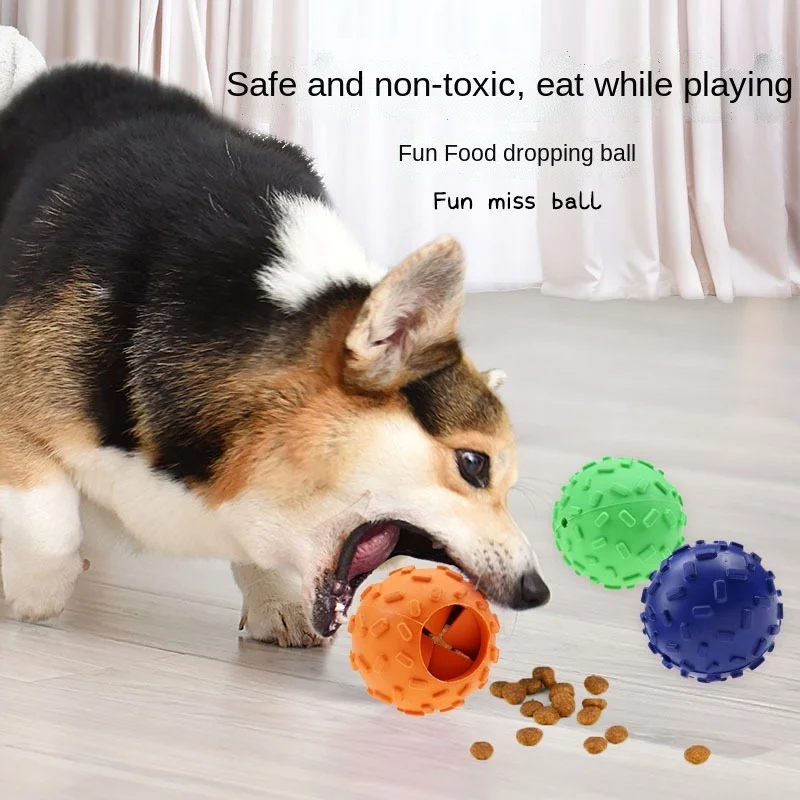 

Toys for Dogs Ball Interactive Toys Dog Chew Toys Tooth Cleaning Elasticity Small Big Dog Toys Rubber Pet Ball Toys Accessories